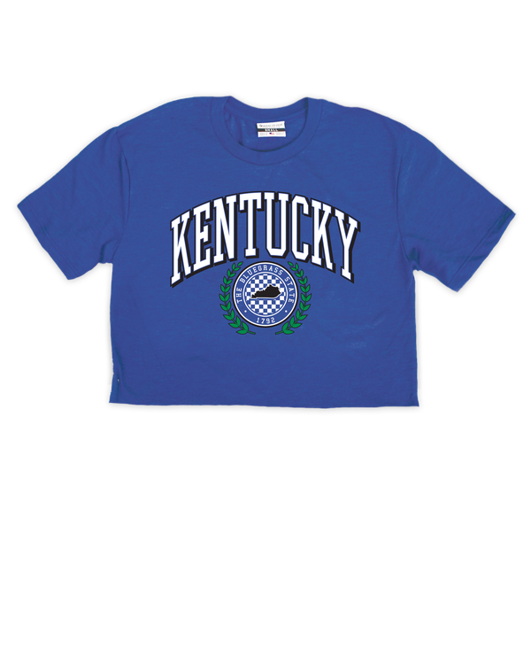 Kentucky Vine Stamp Cropped Tee