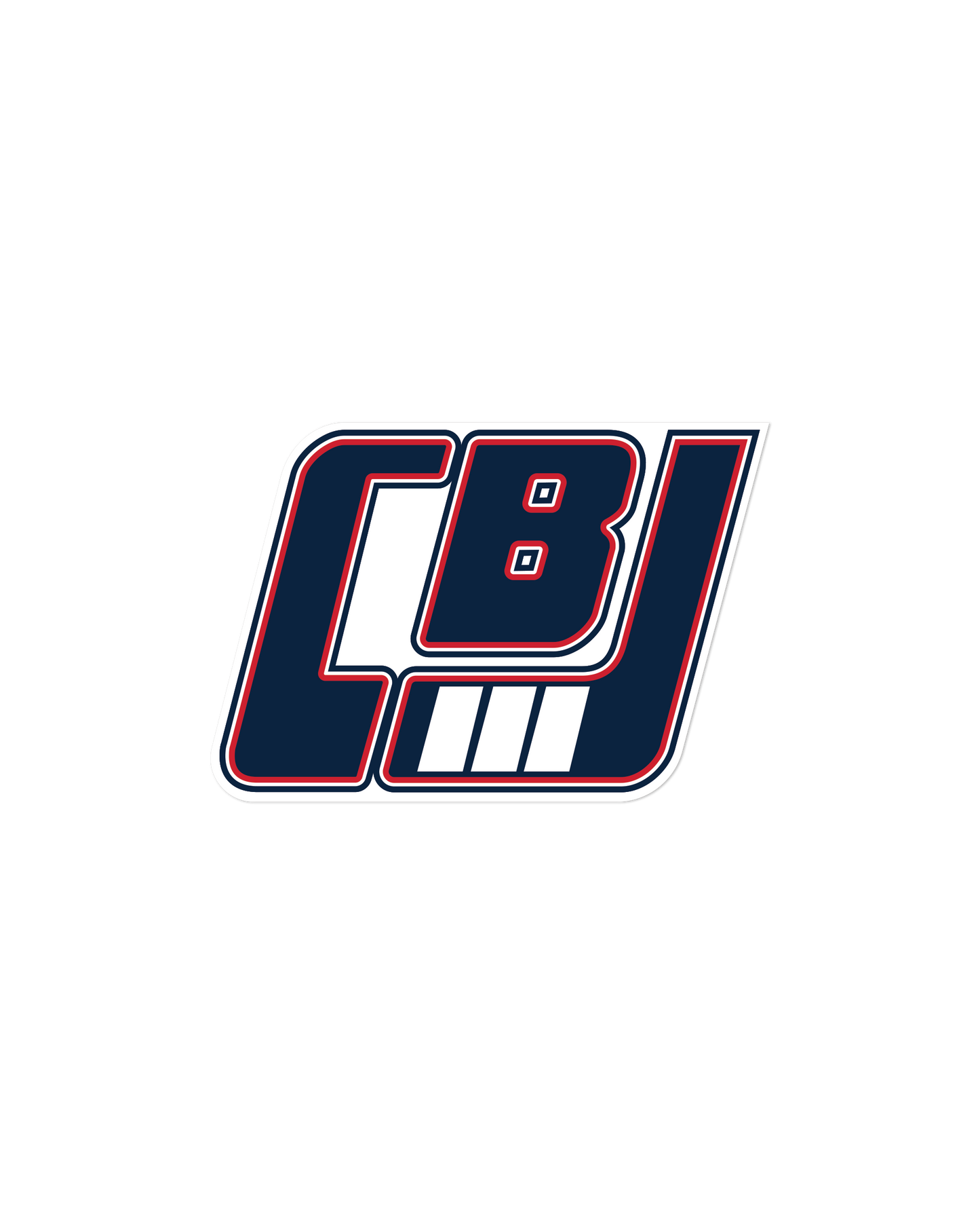 CBJ Hockey Stick Sticker