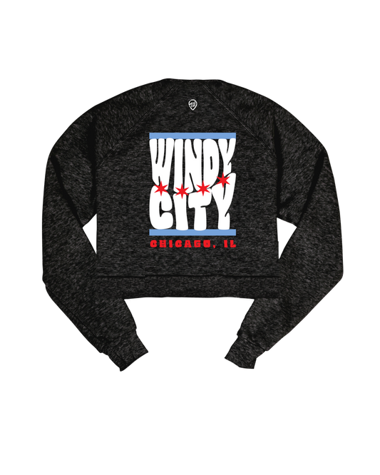 CHI Windy City Cropped Crew Sweatshirt
