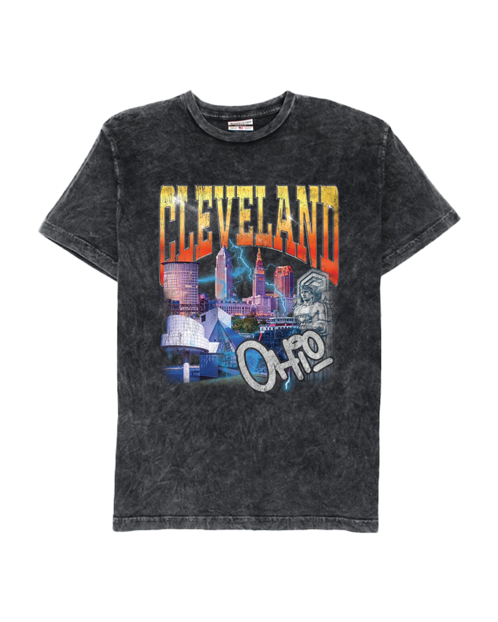 Cleveland 90s Lightning Tee