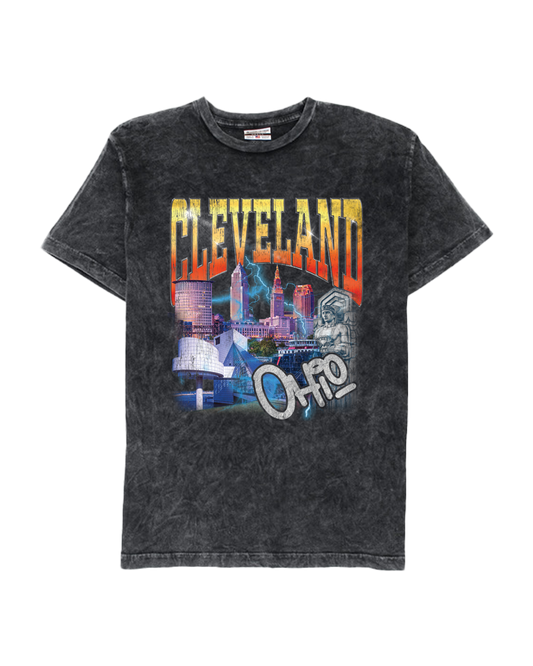 Cleveland 90s Lightning Tee
