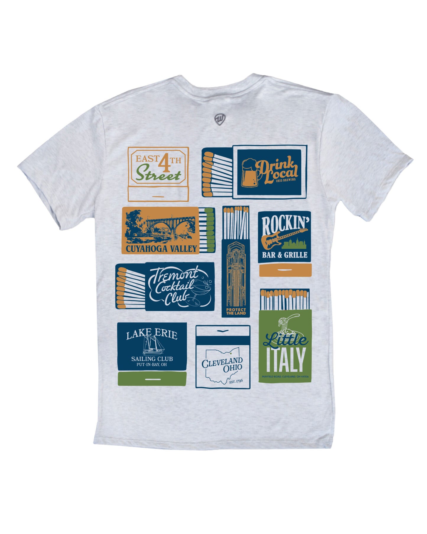Cleveland Matchbooks Tee