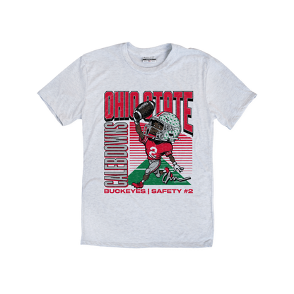 Caleb Downs Ohio State Caricature Tee