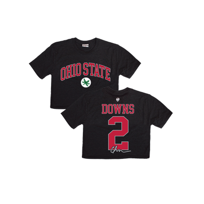 Caleb Downs Ohio State Jersey Cropped Tee