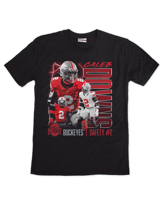 Caleb Downs Lightning Cotton Tee