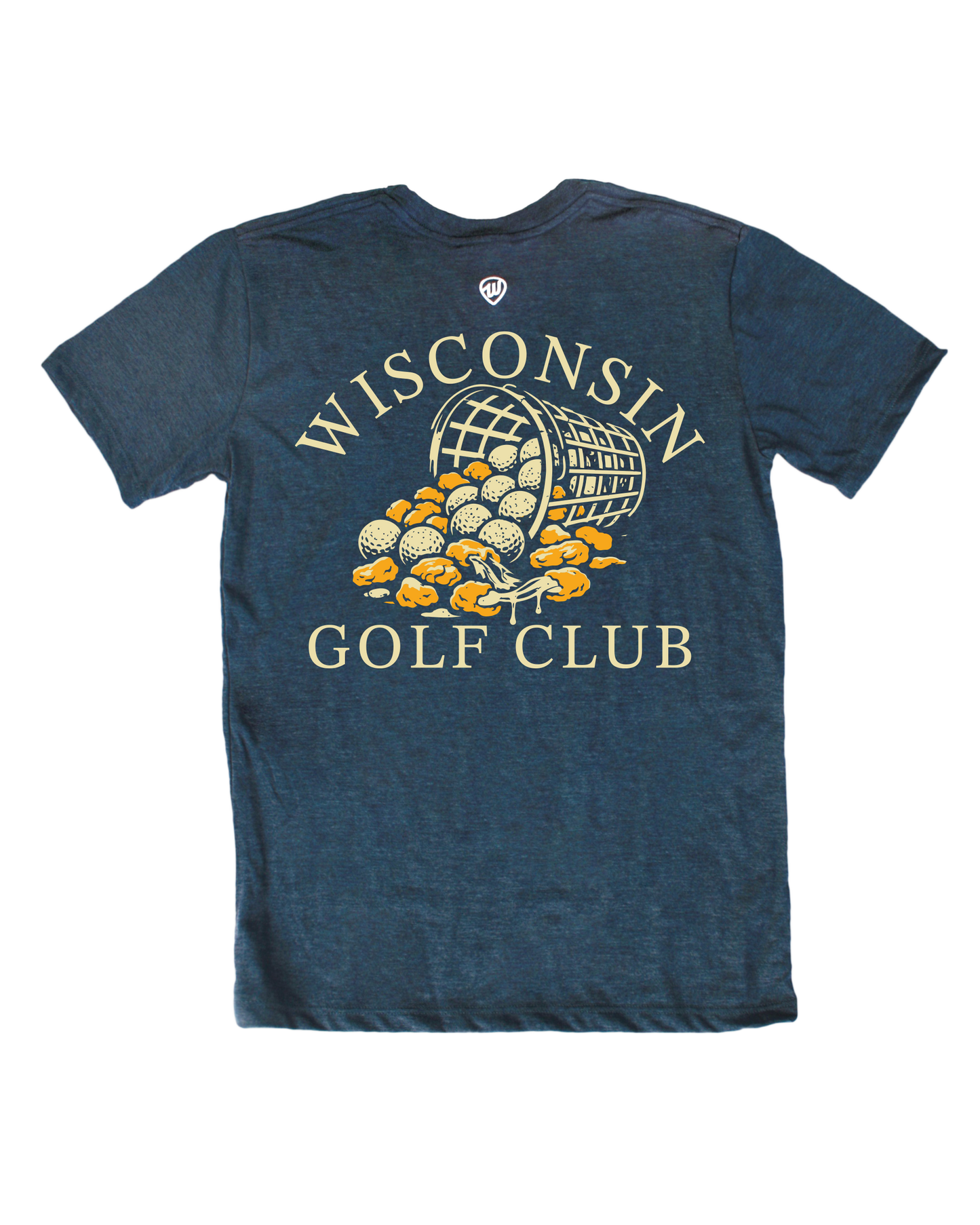 Cheese Curd Golf Bucket F/B Tee
