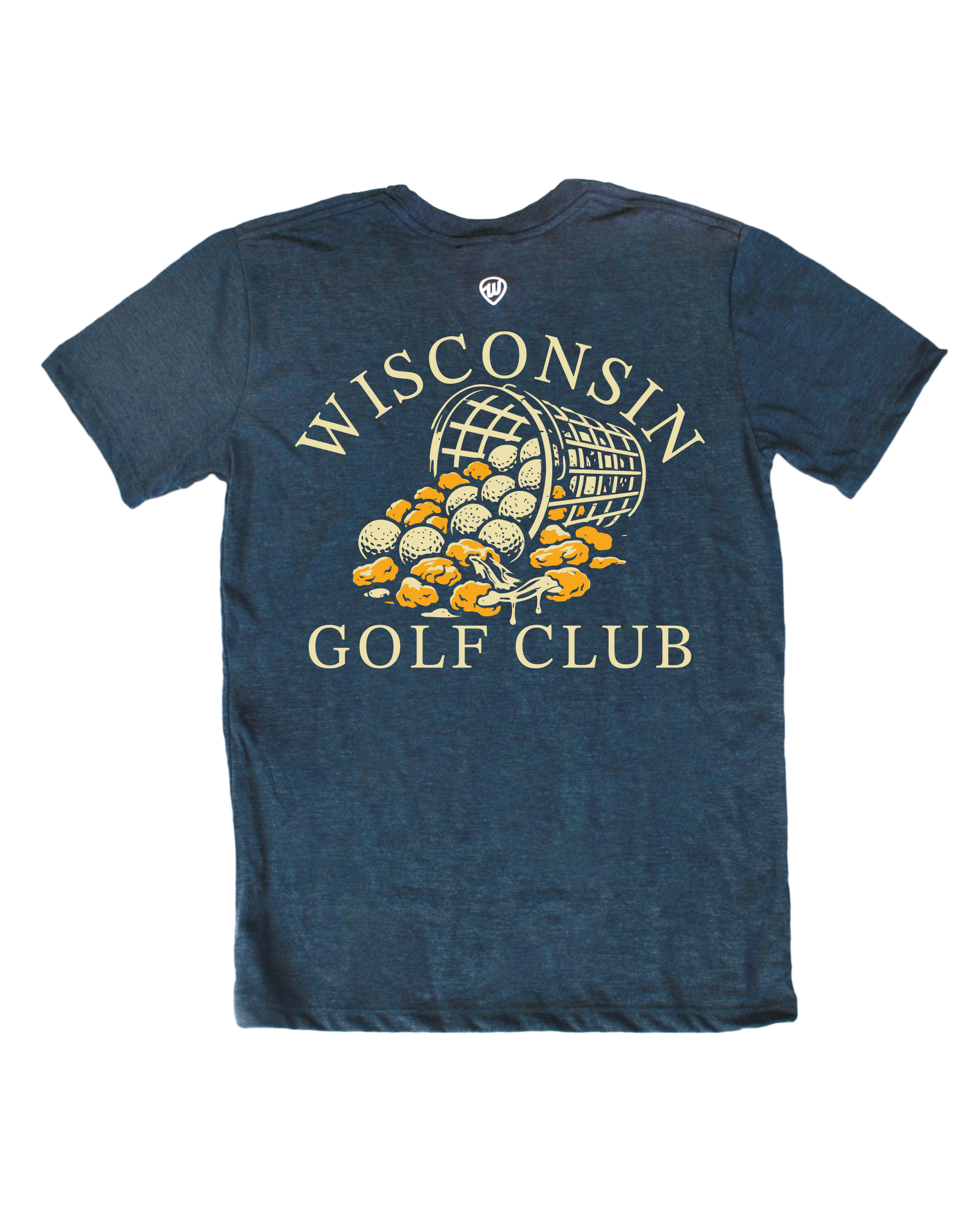 Cheese Curd Golf Bucket F/B Tee