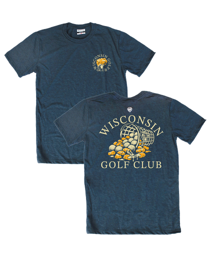 Cheese Curd Golf Bucket F/B Tee