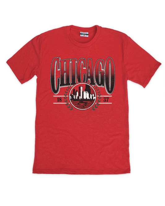 Chicago Gradient Vines Tee