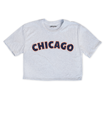 Chicago Jersey Front/Back Cropped Tee