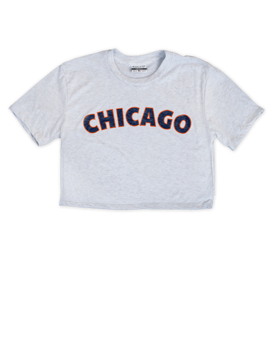 Chicago Jersey Front/Back Cropped Tee