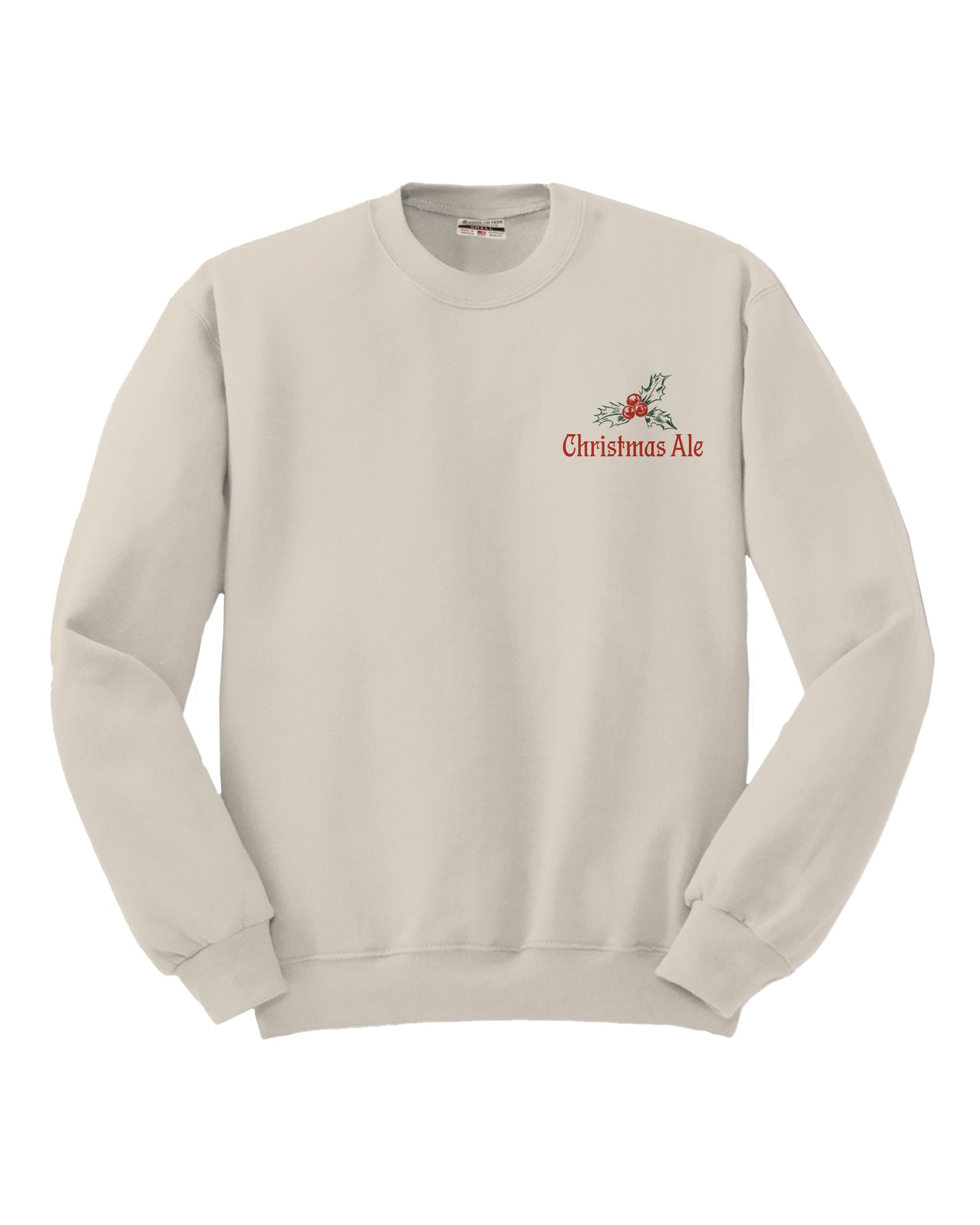 Christmas Ale Cotton Crew Sweatshirt