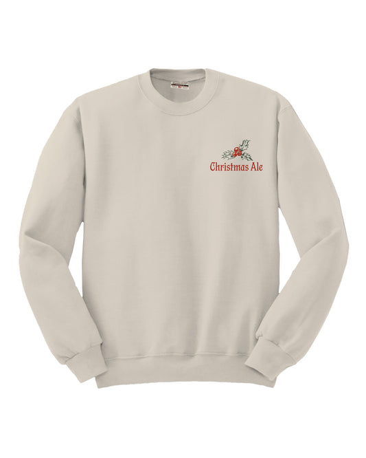 Christmas Ale Cotton Crew Sweatshirt