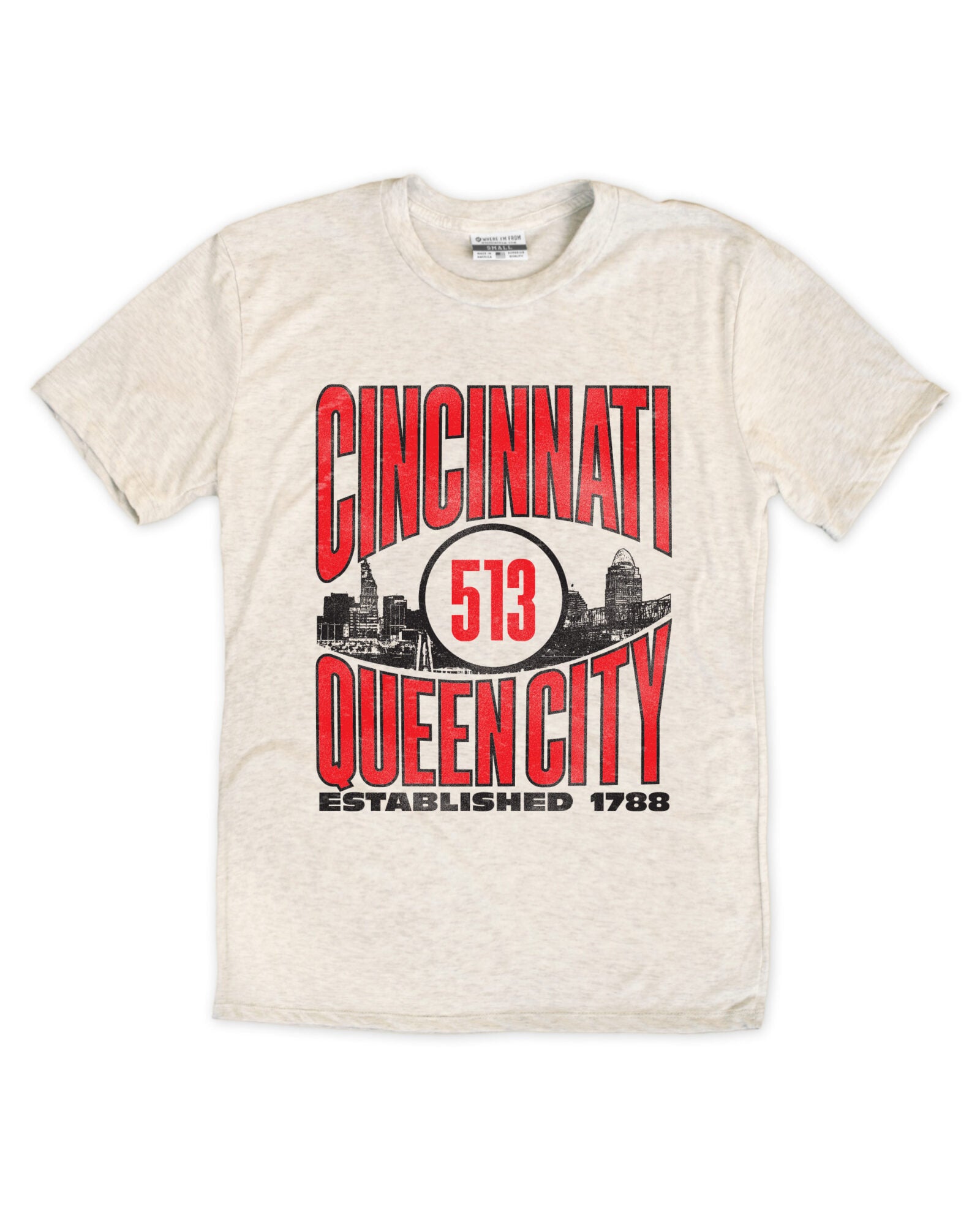 Cincinnati 513 Queen City Tee
