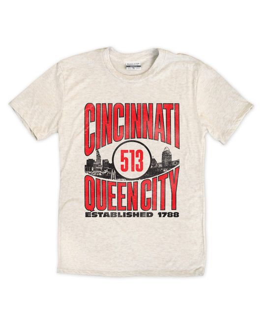 Cincinnati 513 Queen City Tee