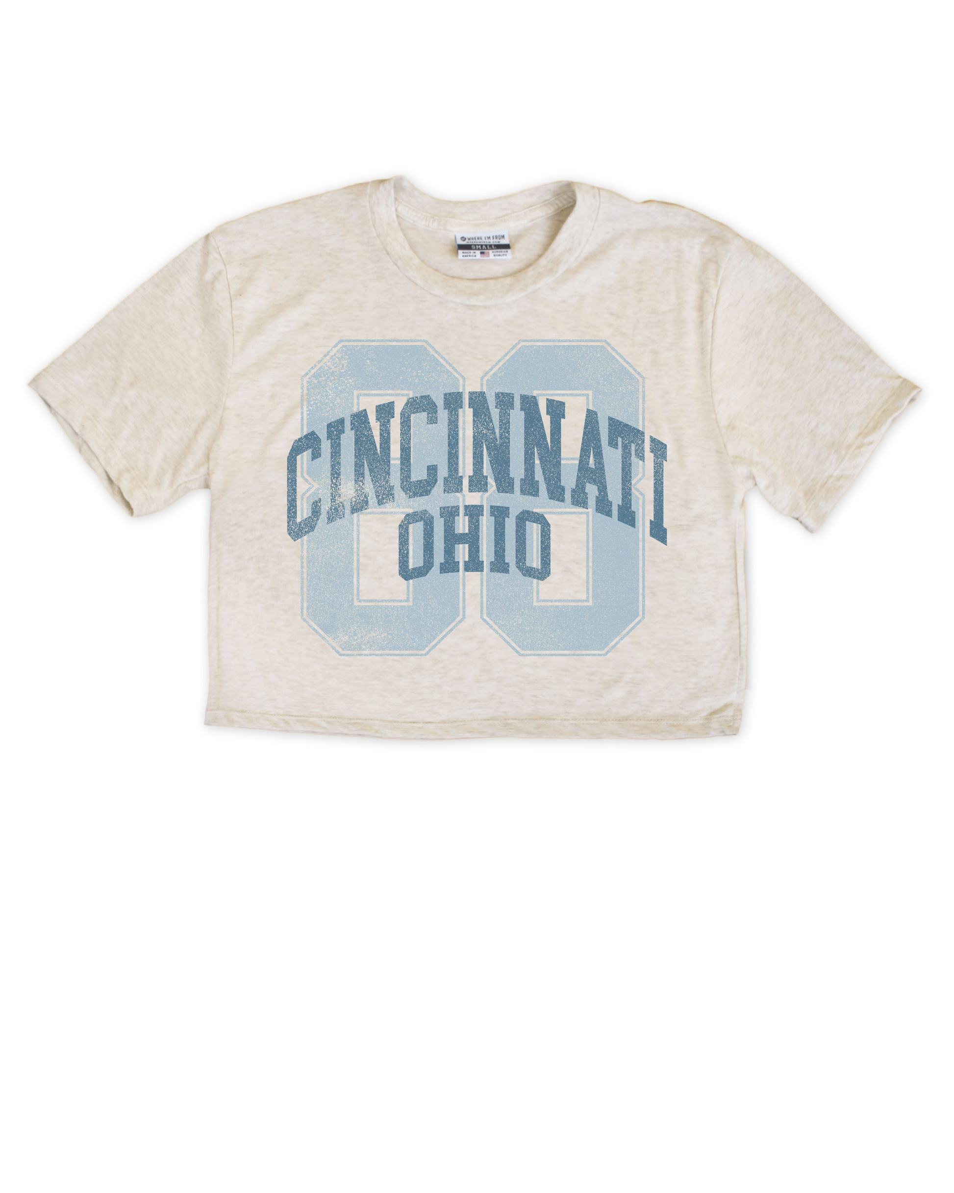 Cincinnati Varsity Cropped Tee