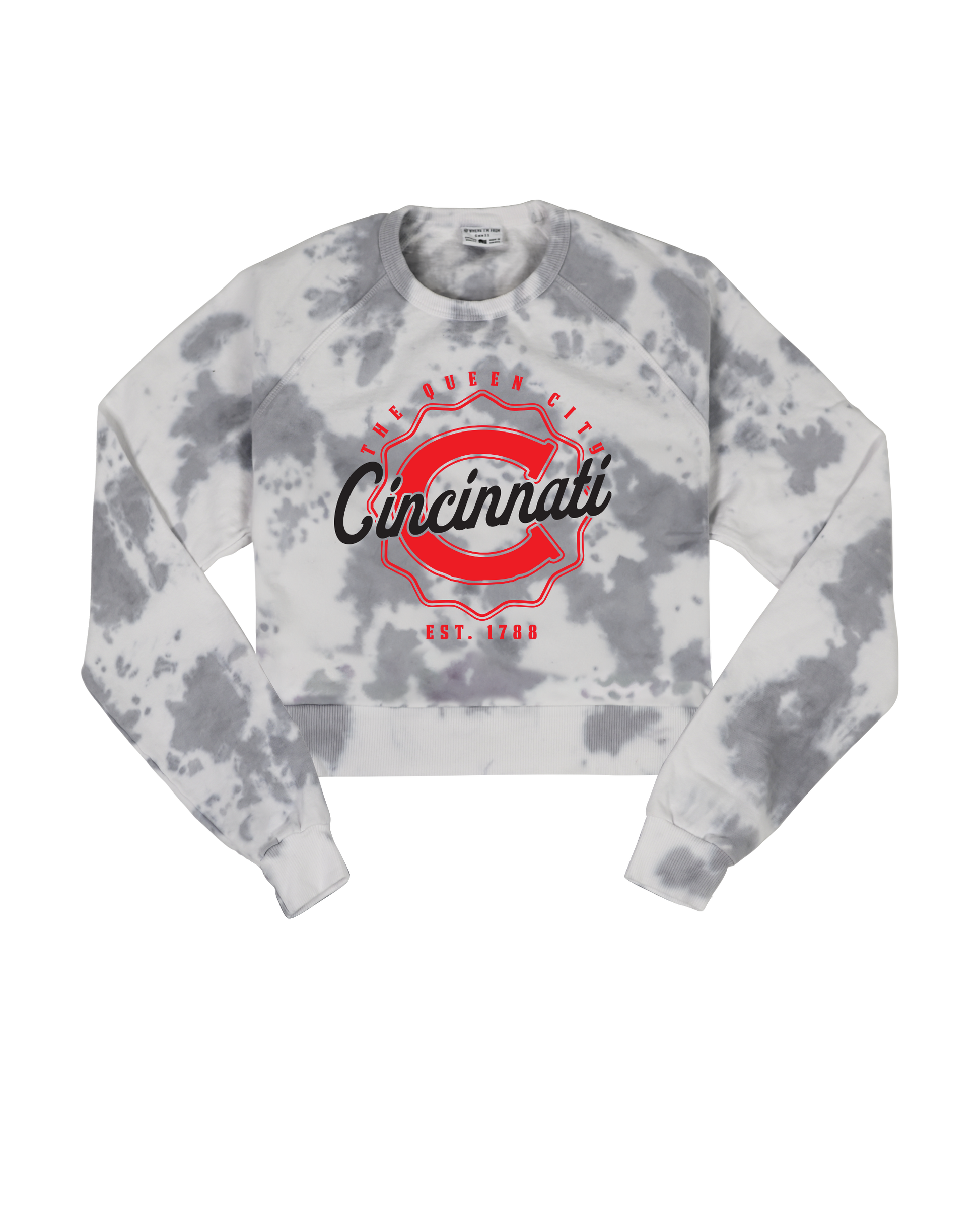 Cincinnati C Cropped Crew Sweatshirt