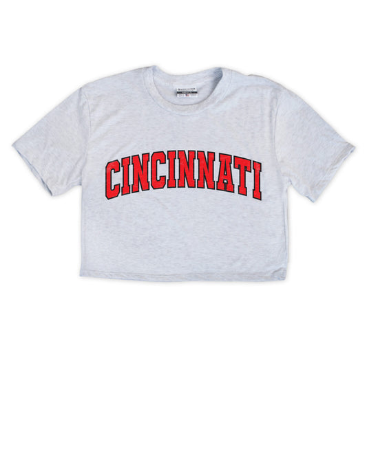 Cincinnati Jersey Cropped Tee