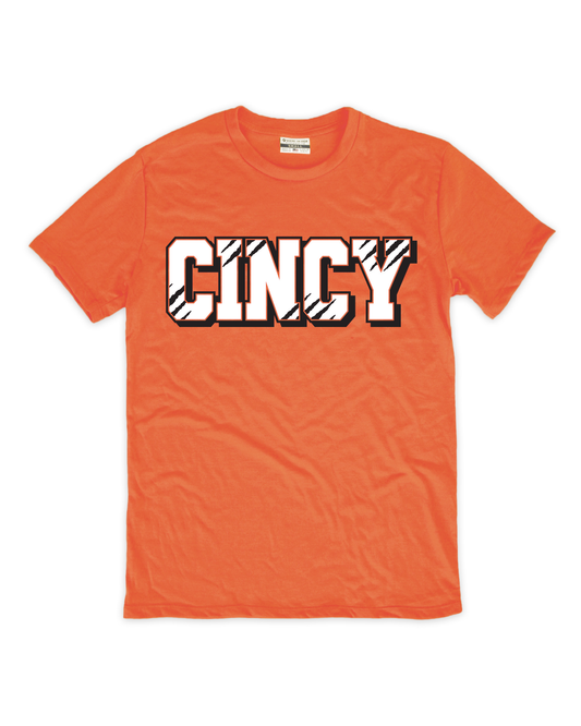 Cincy Block Tee