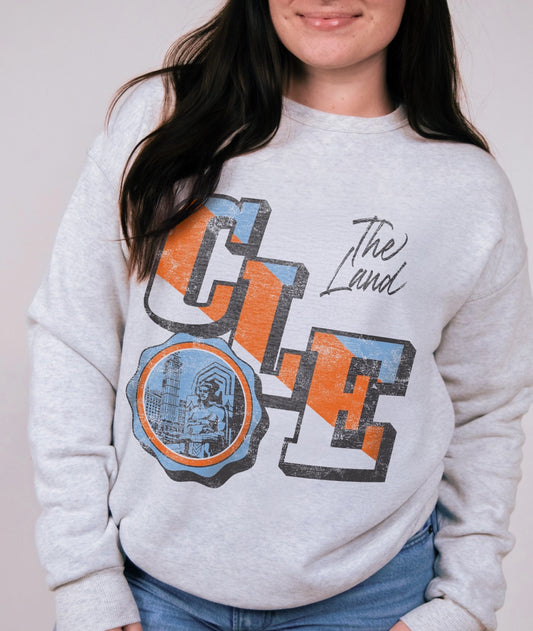 CLE Retro Crest Crew Sweatshirt