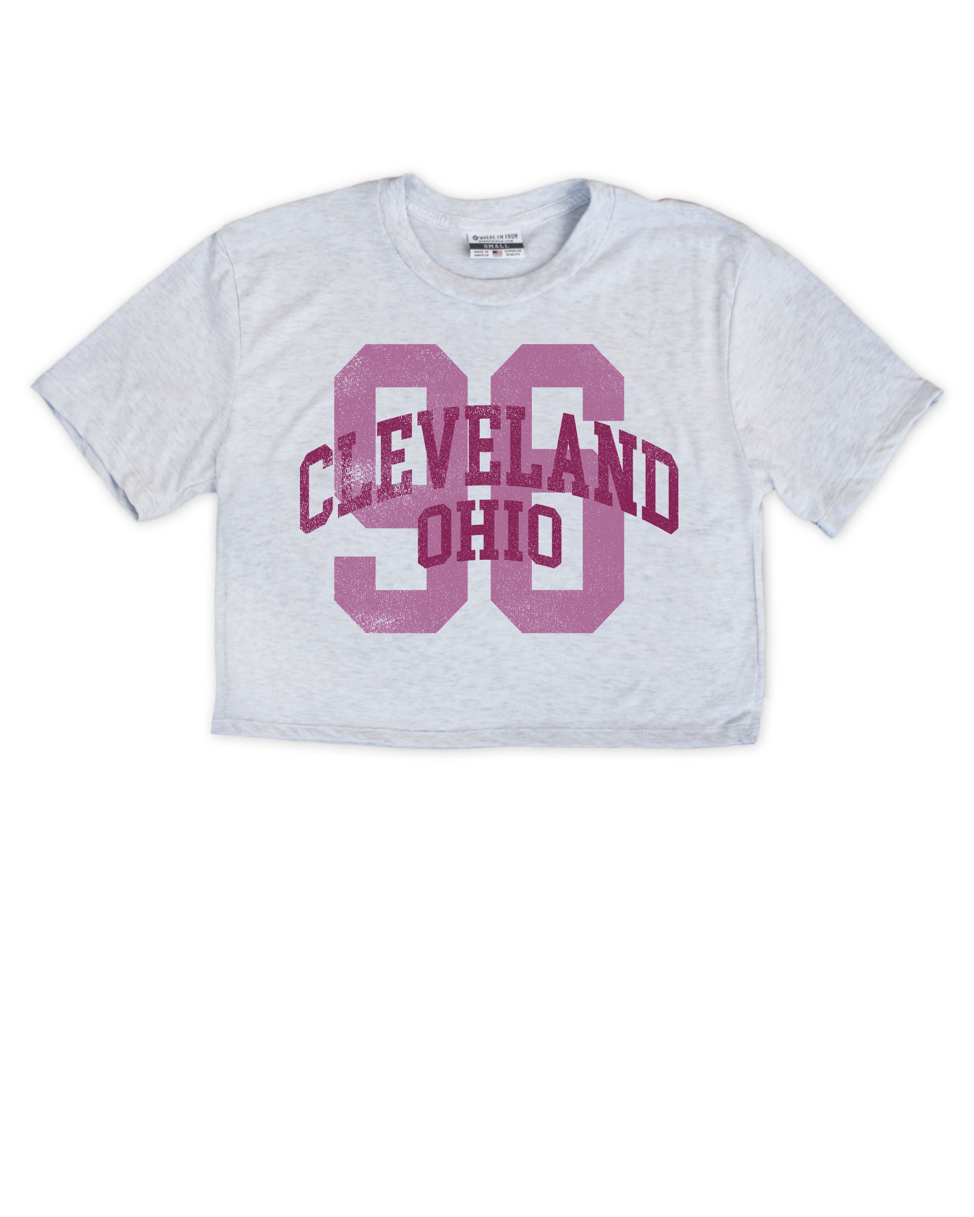 Cleveland Varsity Cropped Tee