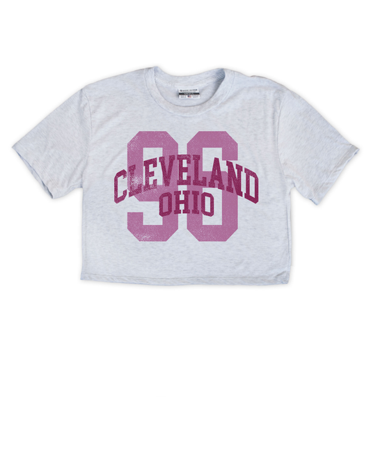 Cleveland Varsity Cropped Tee