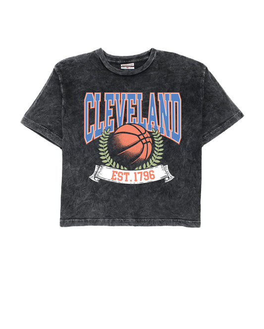 Cleveland Retro Hoop Vines Easy Tee