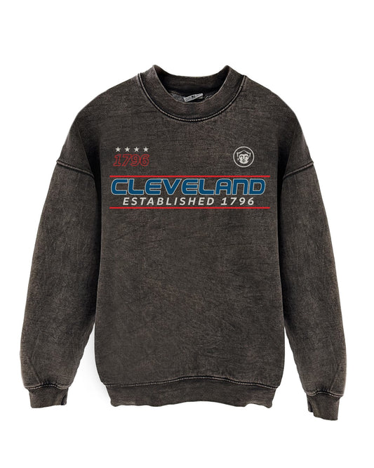Cleveland Established 1796 Cotton Crew Crew Sweatshirt
