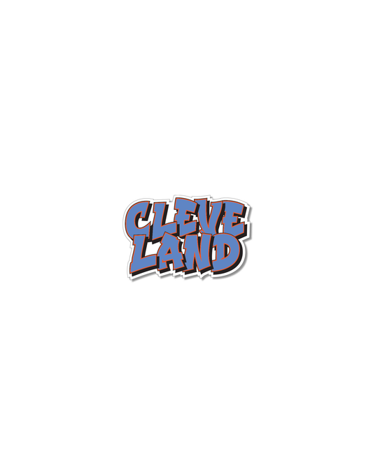 Cleve Land Retro Sticker