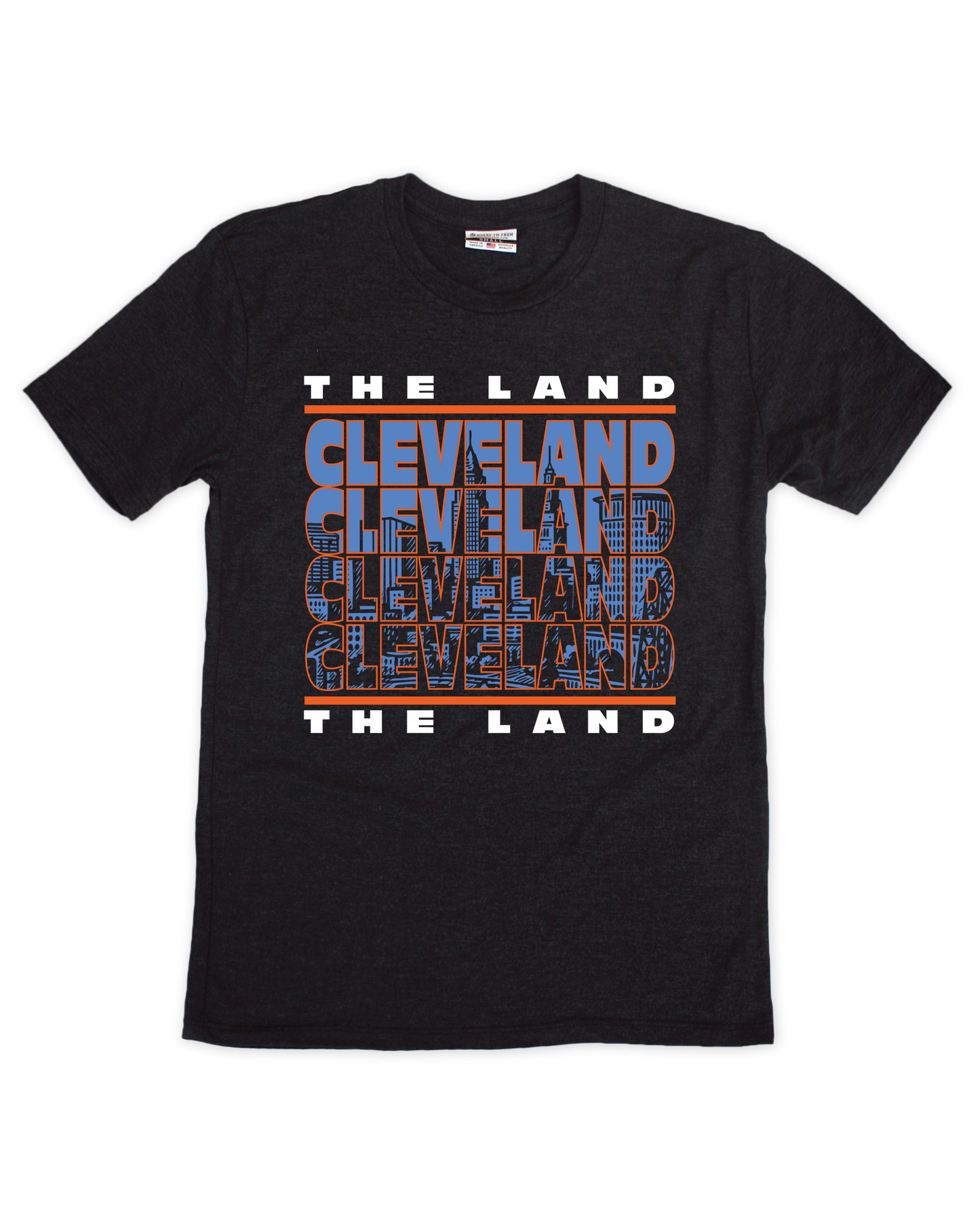 Cleveland Retro Repeat Skyline Tee