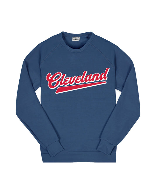 Cleveland Script Underline Crew Sweatshirt