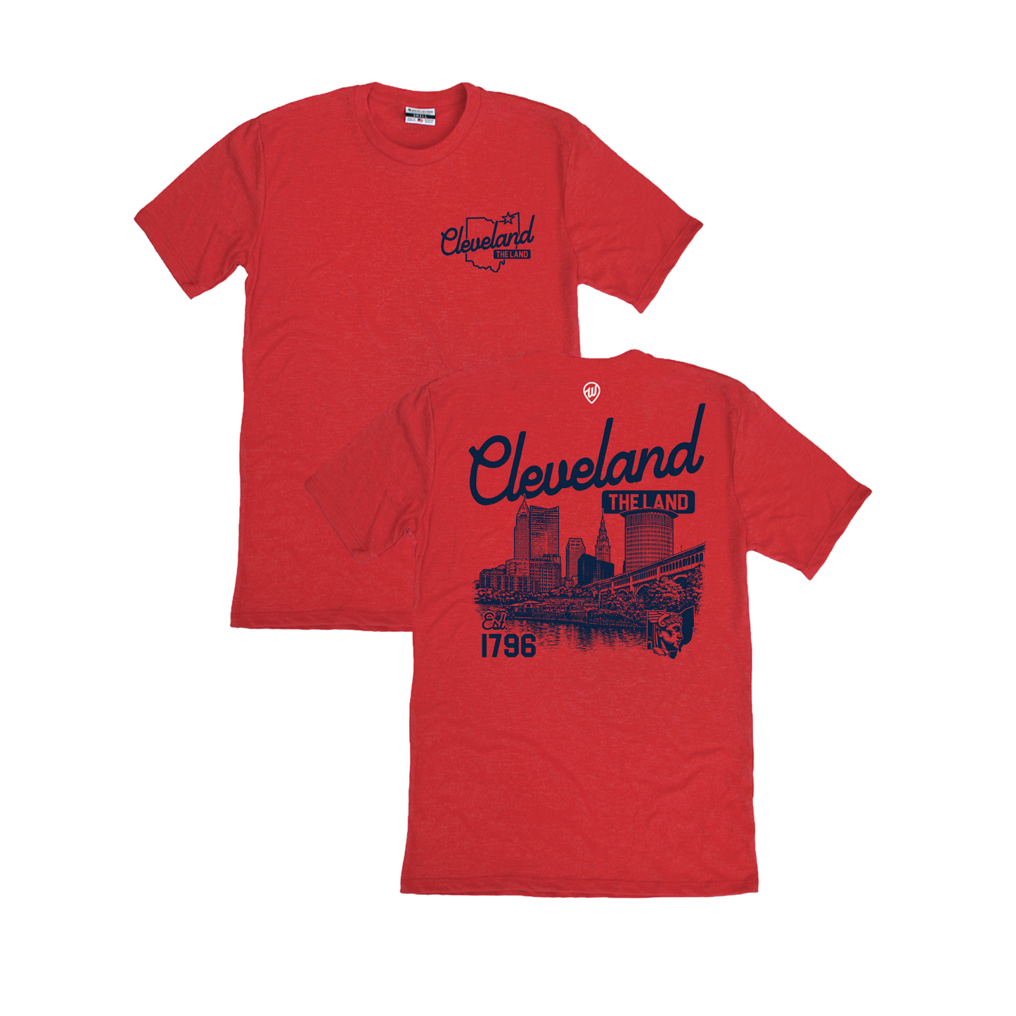 Cleveland Skyline Vintage Tee