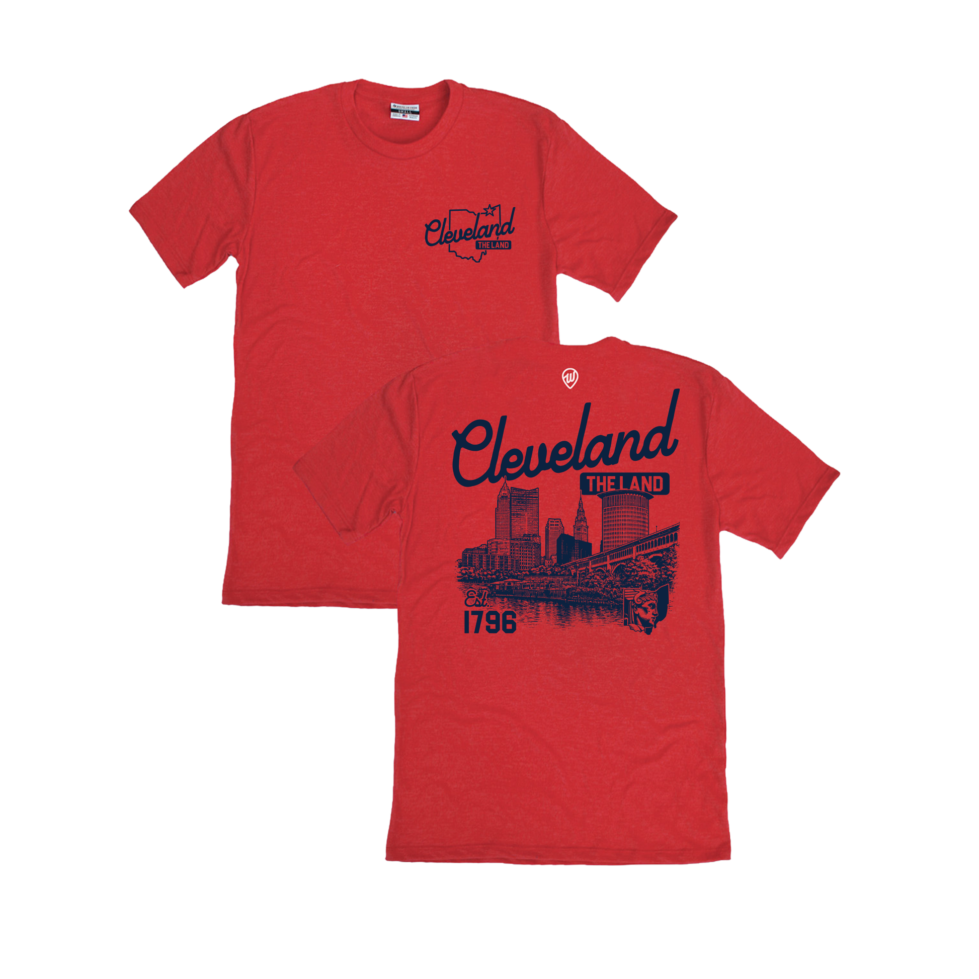 Cleveland Skyline Vintage Tee