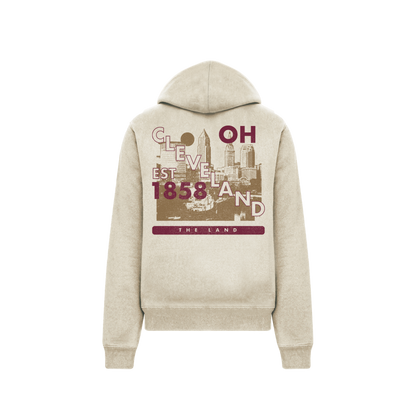 Cleveland Skyline Cotton Hoodie