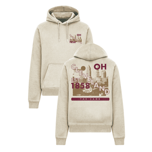 Cleveland Skyline Cotton Hoodie