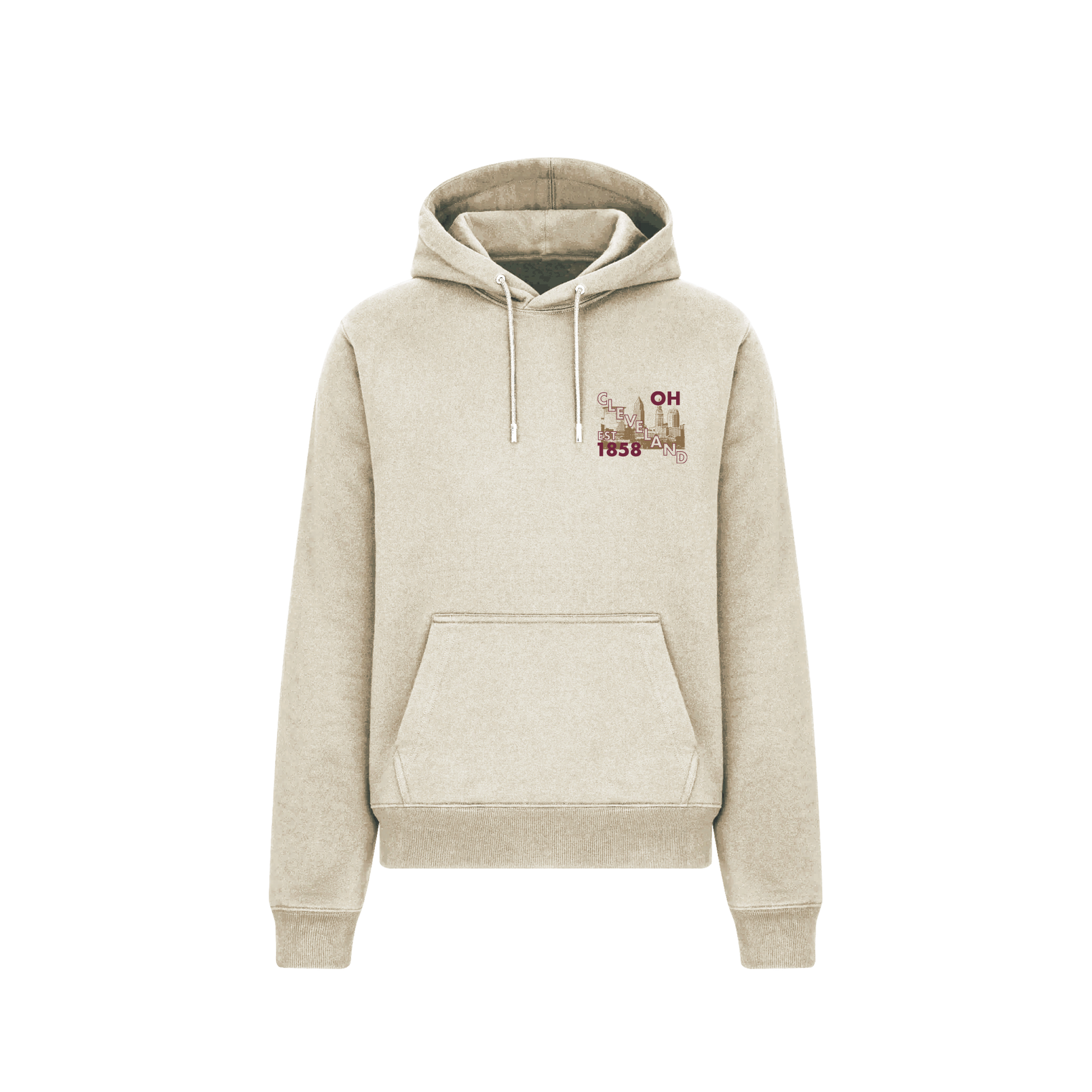 Cleveland Skyline Cotton Hoodie