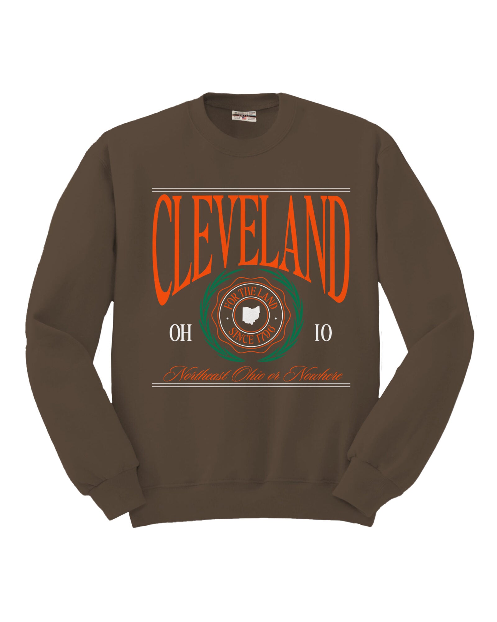 Cleveland Vines Cotton Crew Sweatshirt