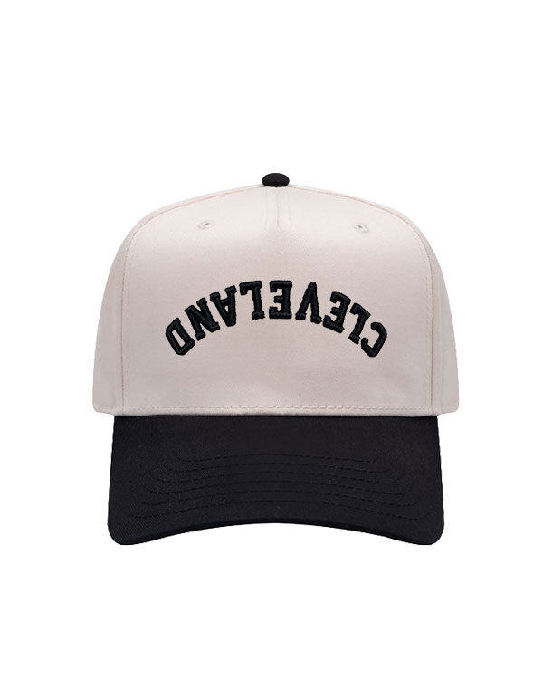 Cleveland Upside Down Two-Tone Trucker Hat