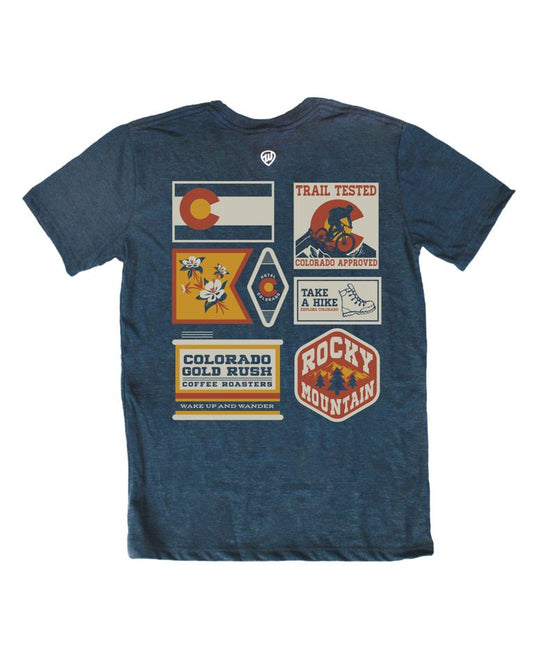 Colorado Icons Front/Back Tee