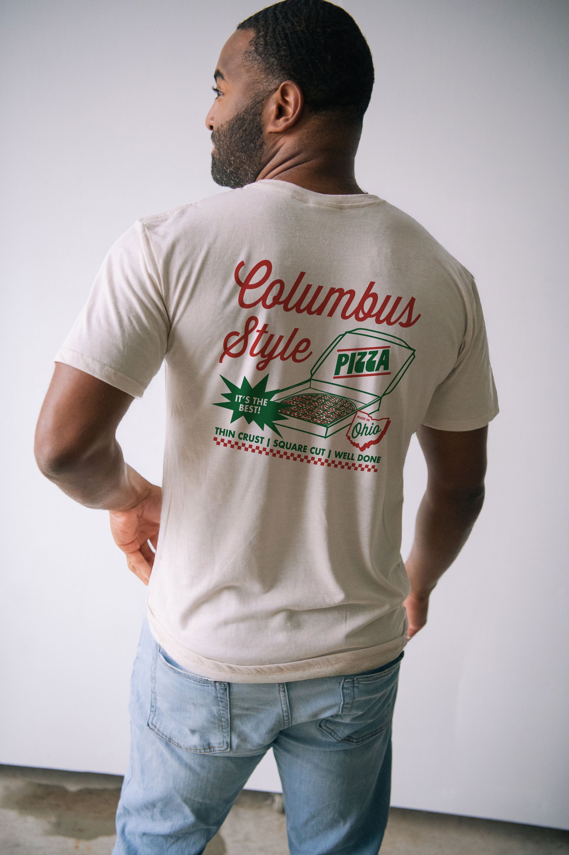 Columbus Style Pizza Tee