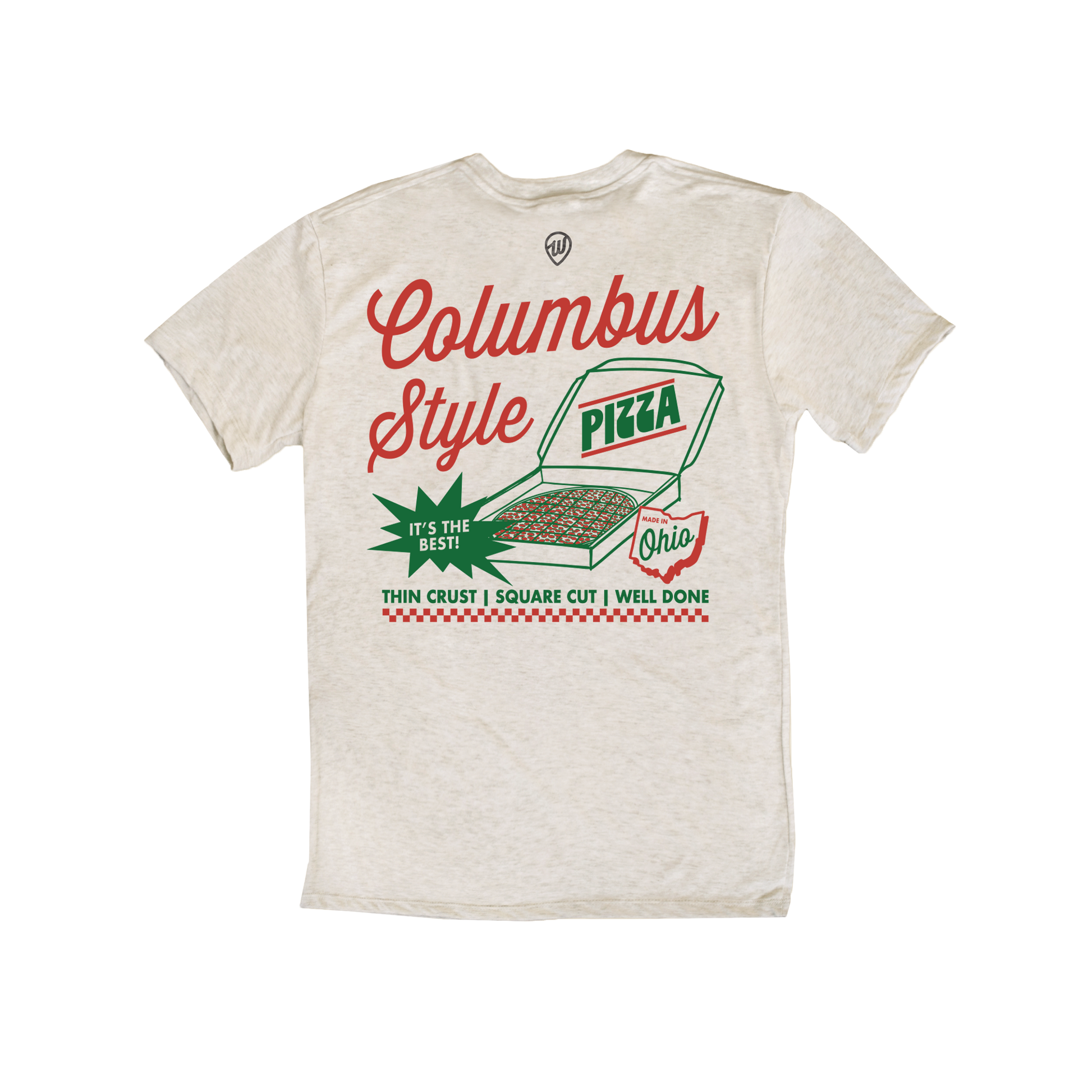 Columbus Style Pizza Tee