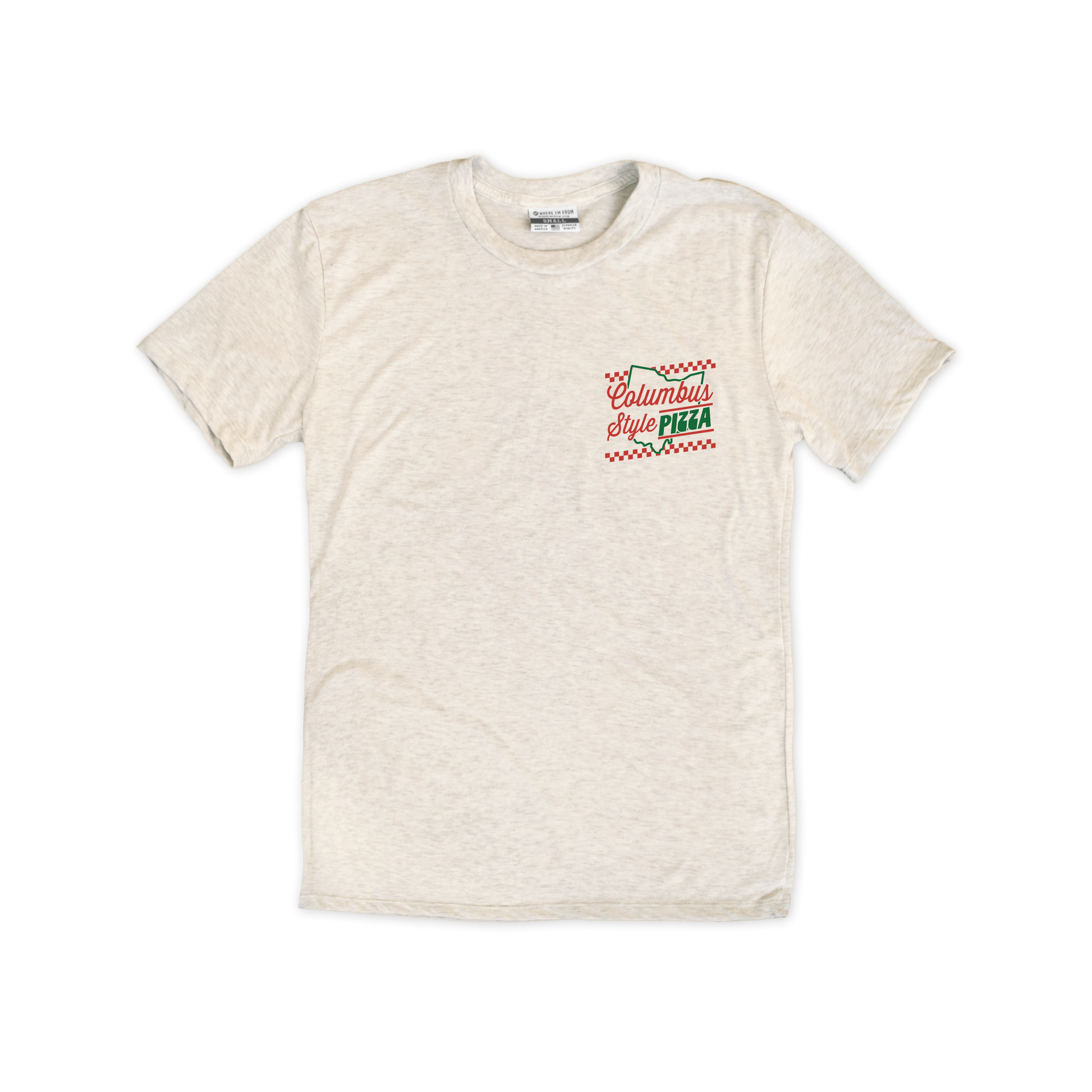 Columbus Style Pizza Tee