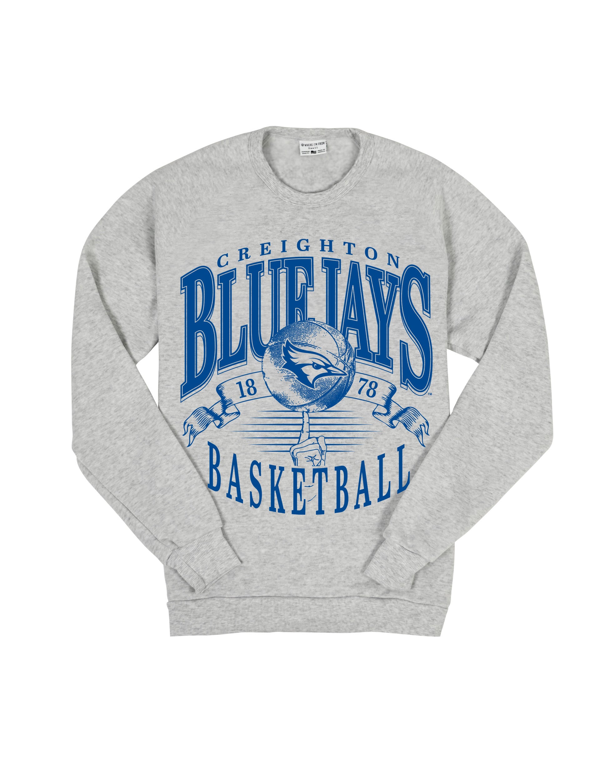 Creighton Bluejays Basketball Crew Sweatshirt