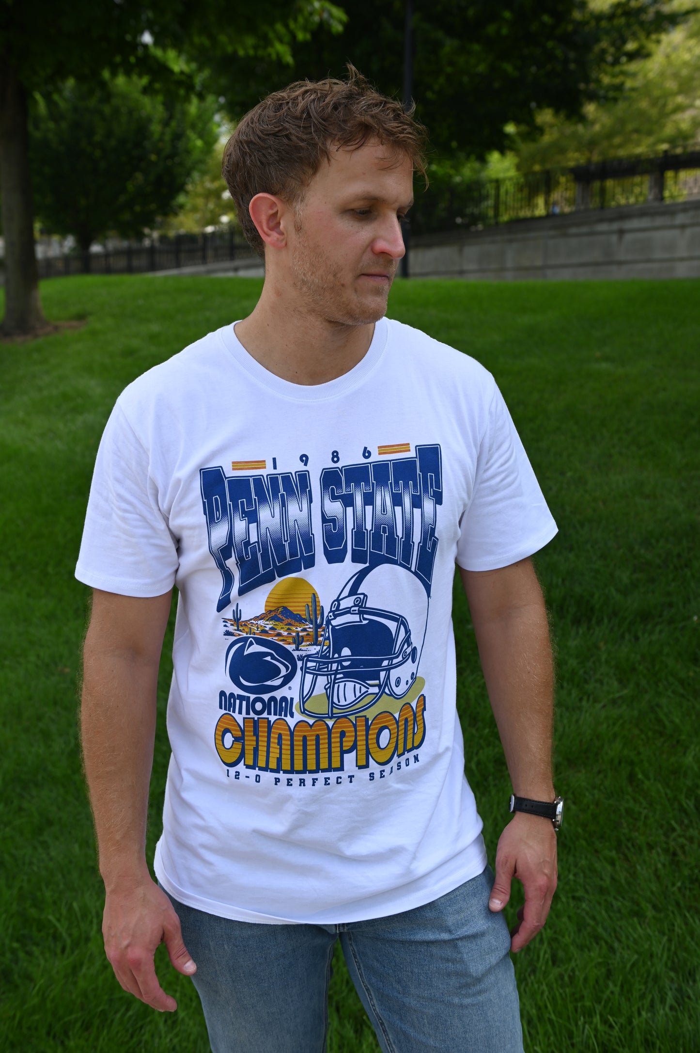 Penn State 1986 National Champions Cotton Tee