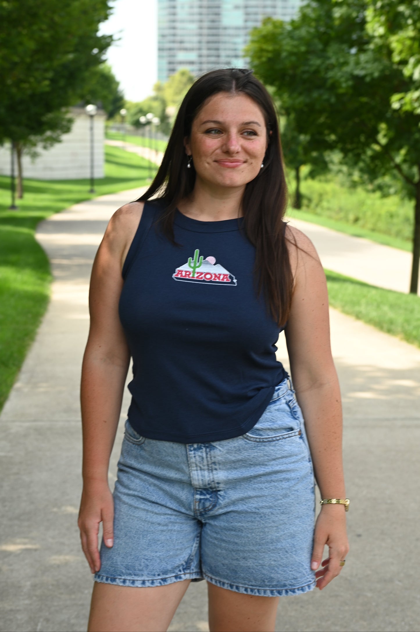 Arizona Vintage Logo High Neck Tank