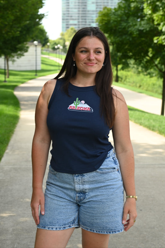 Arizona Vintage Logo High Neck Tank