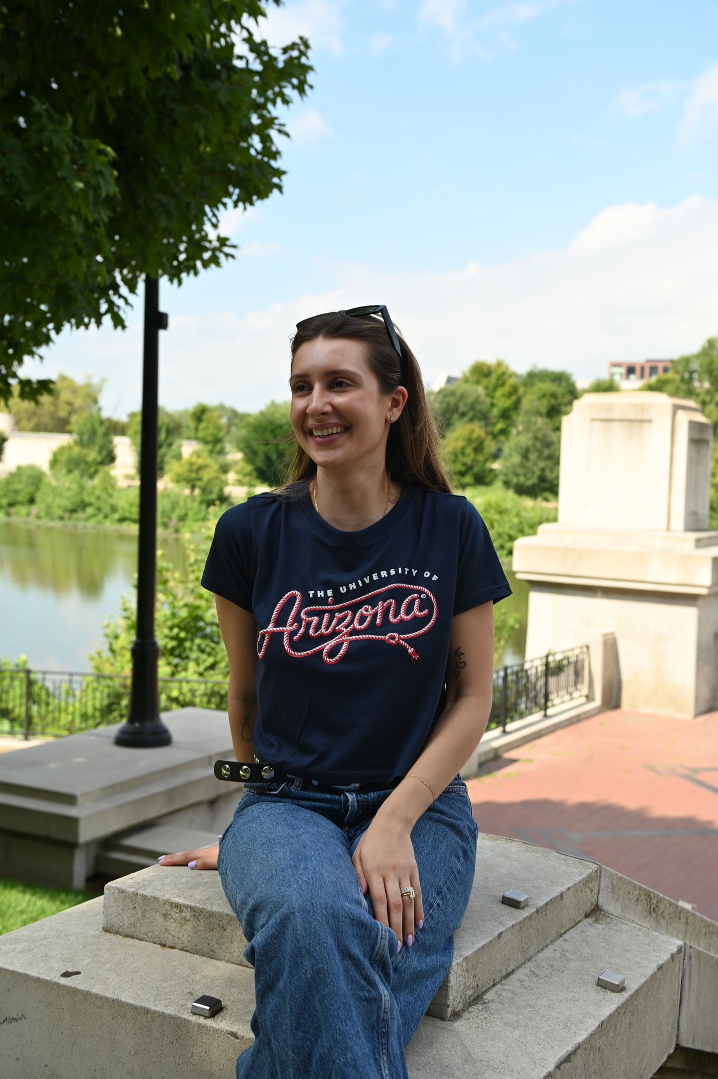 University of Arizona Lasso Cropped Tee