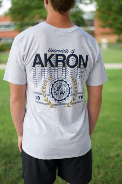 University of Akron Crest Tee