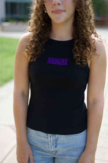 Raiders Embroidered High Neck Tank