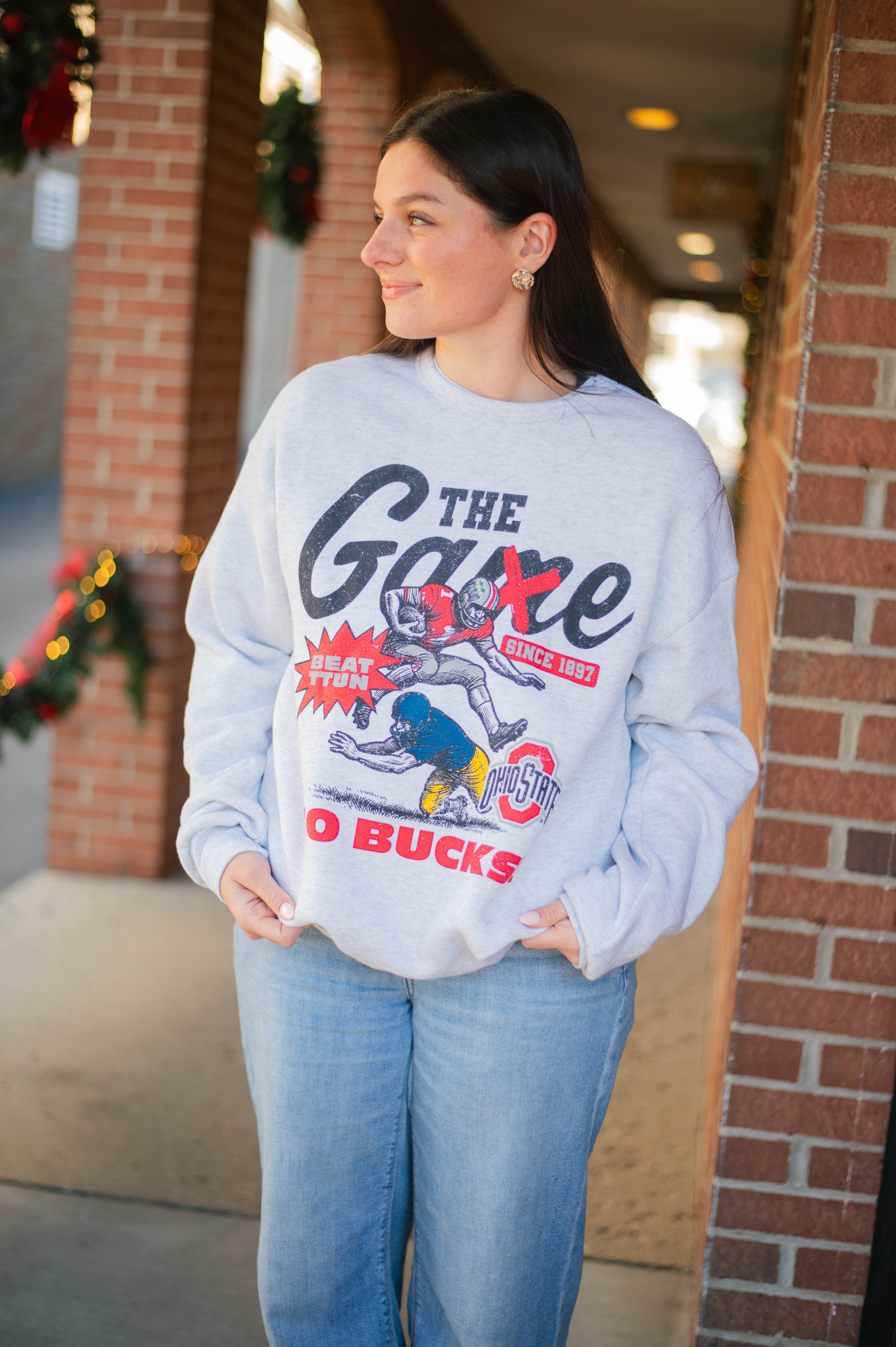 Ohio State The Game Sweatshirt | Vintage Rivalry Crew – Where I'm From